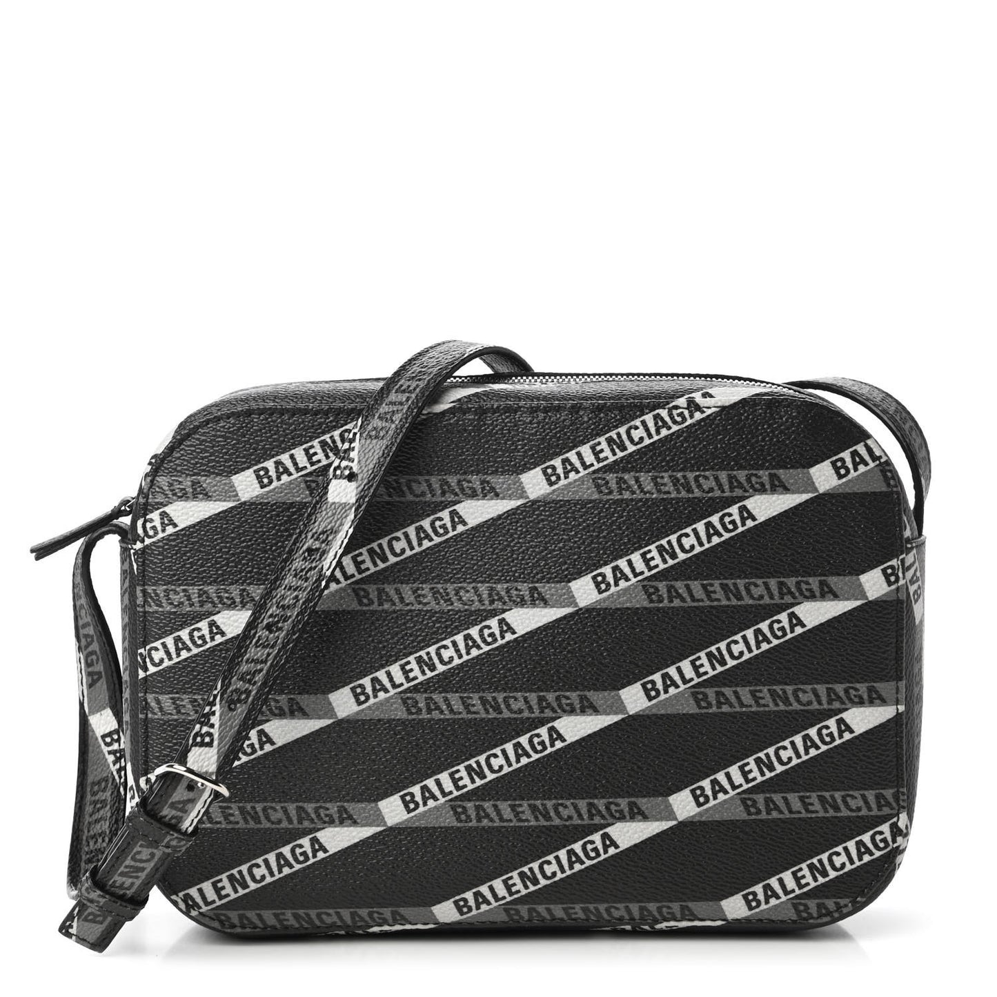 Coated Canvas Losange Monogram S Camera Bag Black Grey