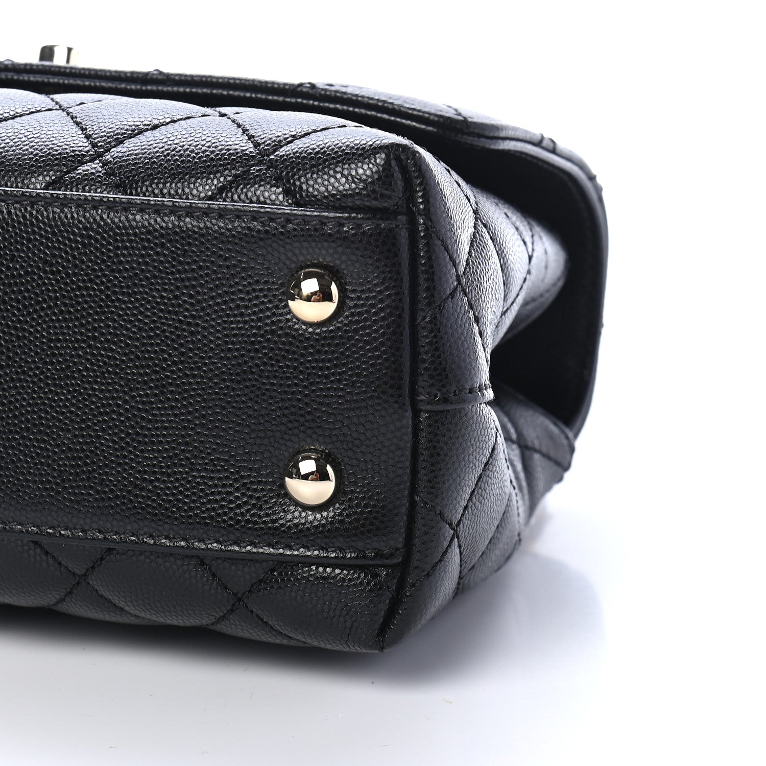 Chanel Caviar Quilted Mini Coco Handle Flap Black 9 of 9