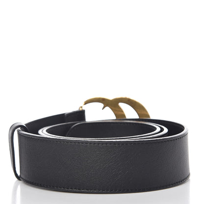 Gucci Calfskin Double G 40mm Belt 90 36 Black 3 of 8