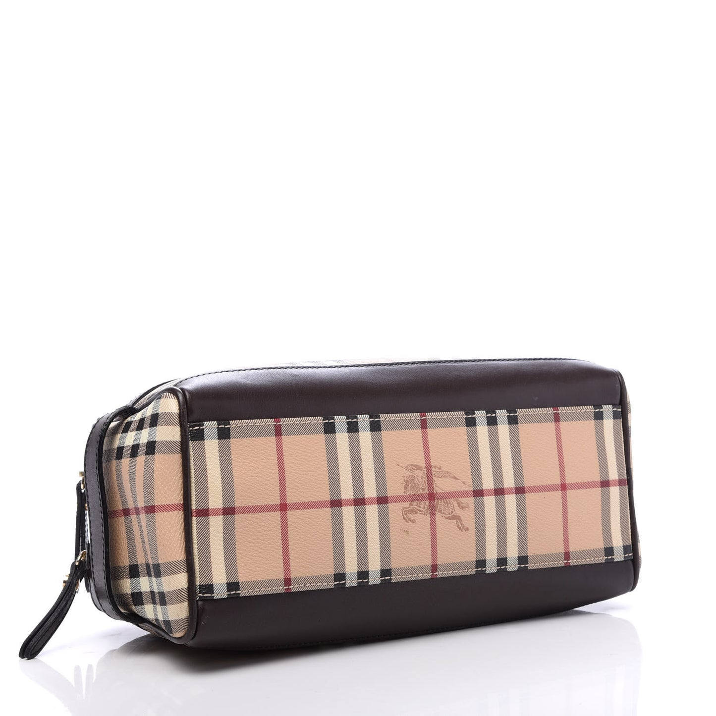 Haymarket Check Cosmetic Bag Chocolate