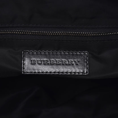 Burberry Nylon Beat Check Studded Medium Edenham Satchel Black 12 of 23