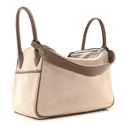 Hermes Toile Swift Lindy 30 Ecru Etoupe 3 of 15