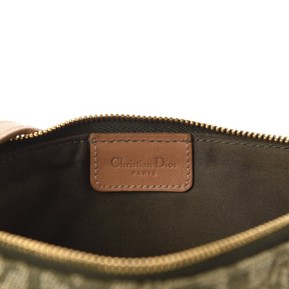 Christian Dior Monogram Mini Saddle Pochette Green 8 of 10