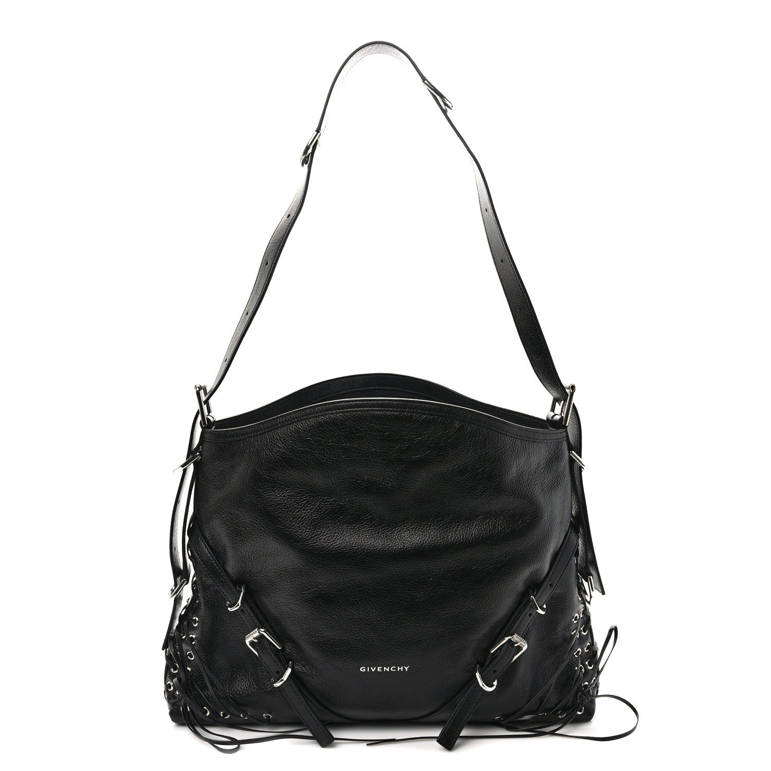 Givenchy Calfskin Medium Voyou Bag Black 1 of 11