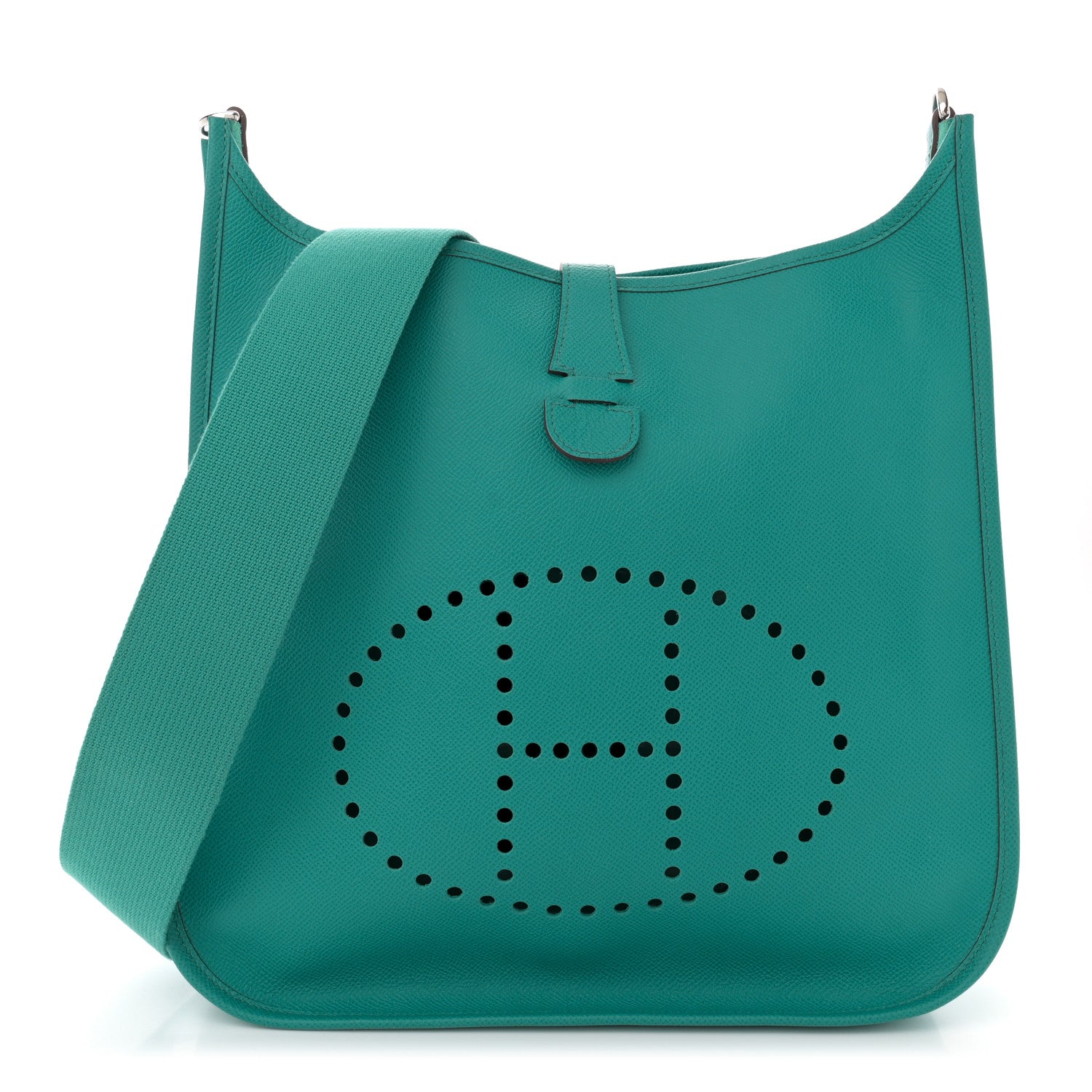 Hermes Epsom Evelyne GM Bleu Paon 1 of 10