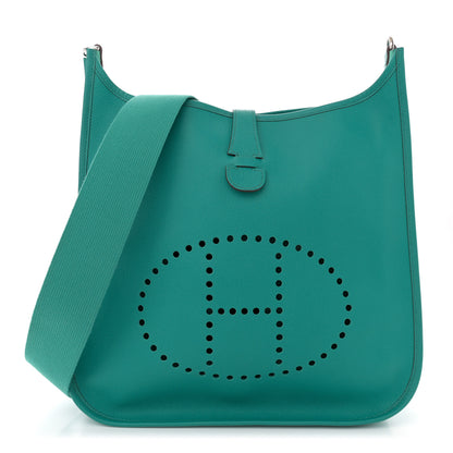 Hermes Epsom Evelyne GM Bleu Paon 1 of 10