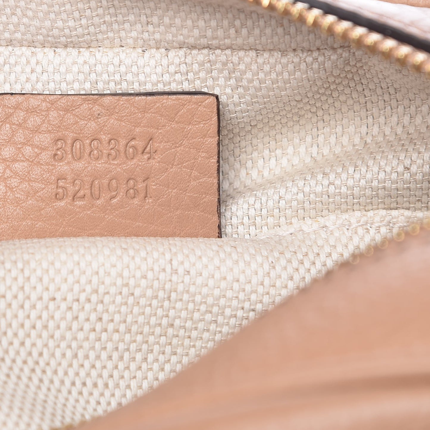 Pebbled Calfskin Small Soho Disco Bag Camelia
