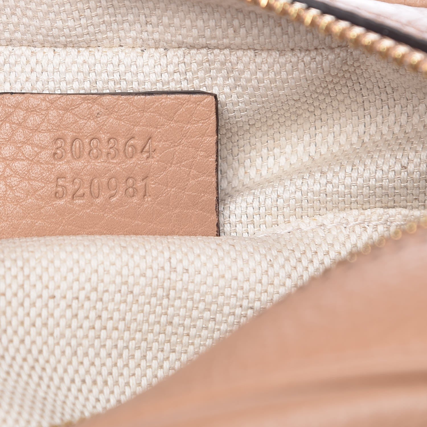 Gucci Pebbled Calfskin Small Soho Disco Bag Camelia 7 of 7