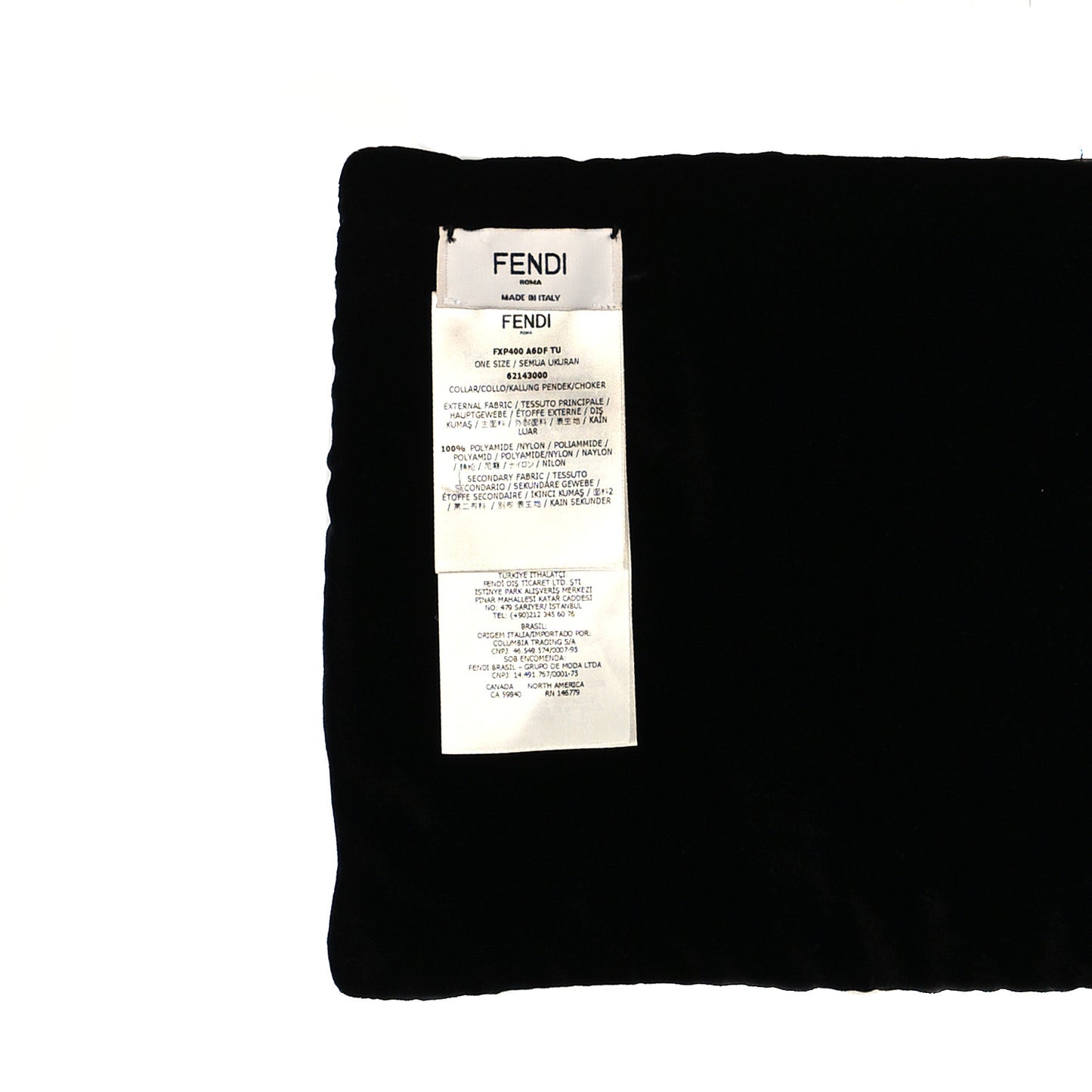 Nylon FF Collar Scarf Multicolor