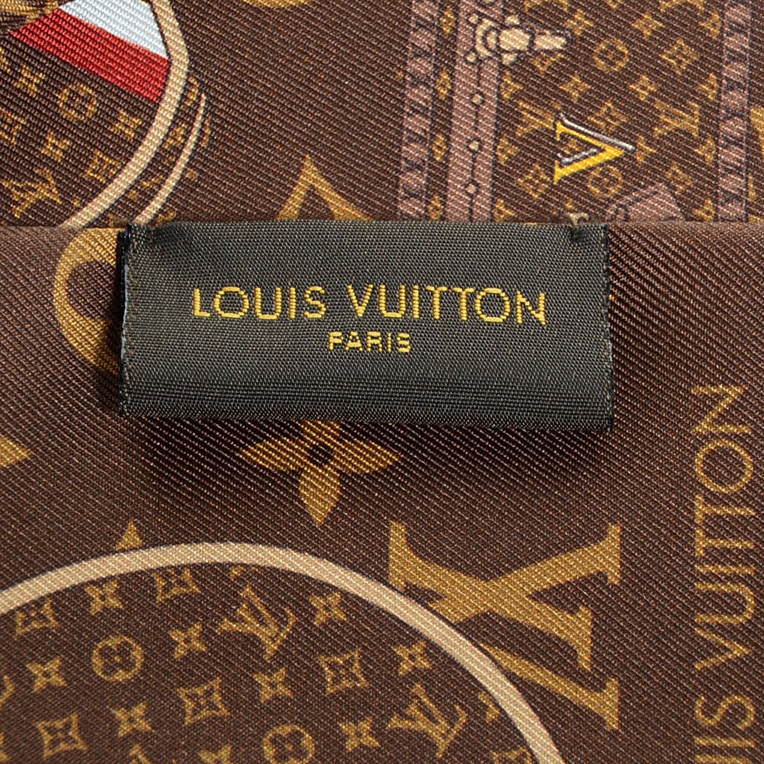Louis Vuitton Silk Monogram Trunks Bandeau 4 of 5