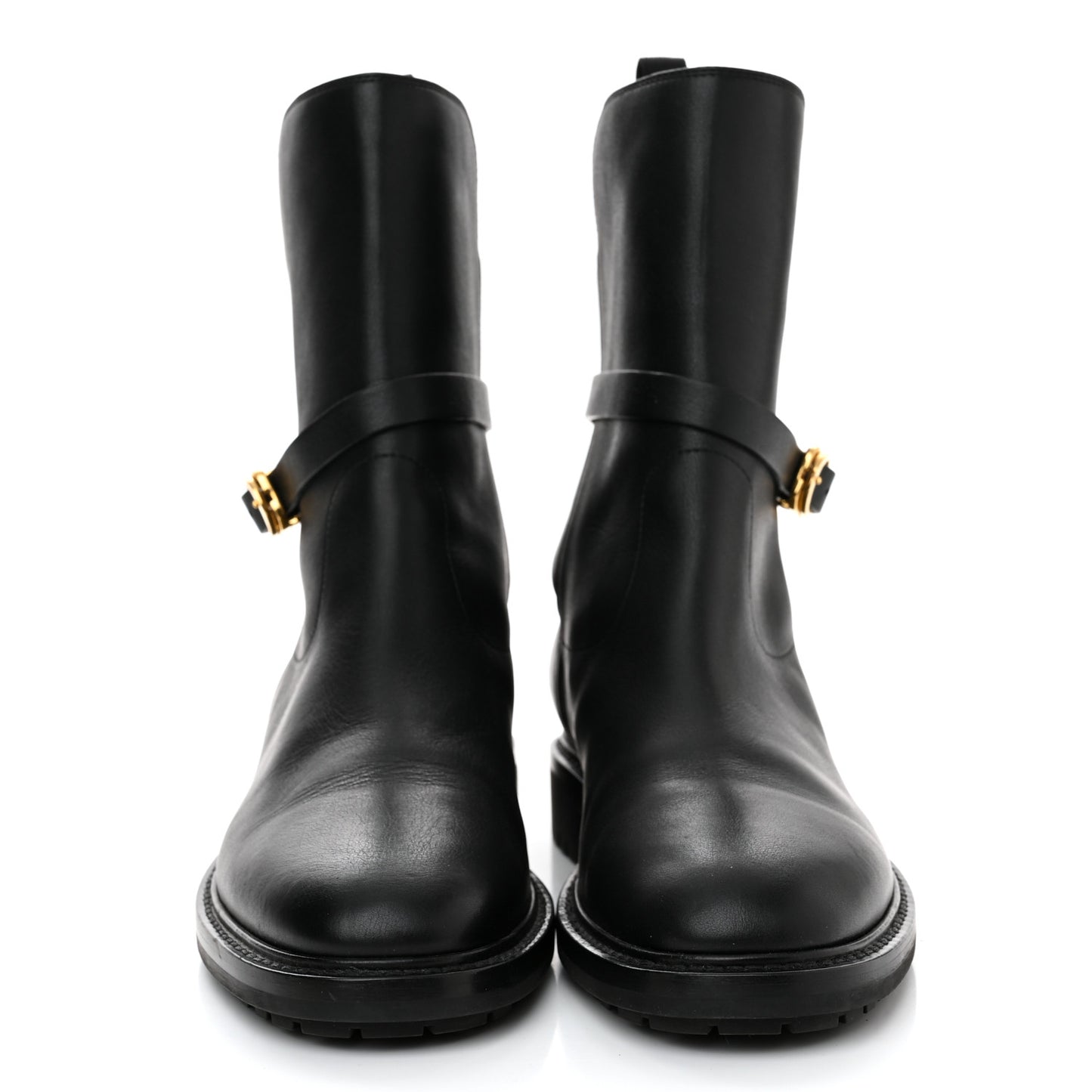 Calfskin Empreinte Ankle Boot 39.5 Black