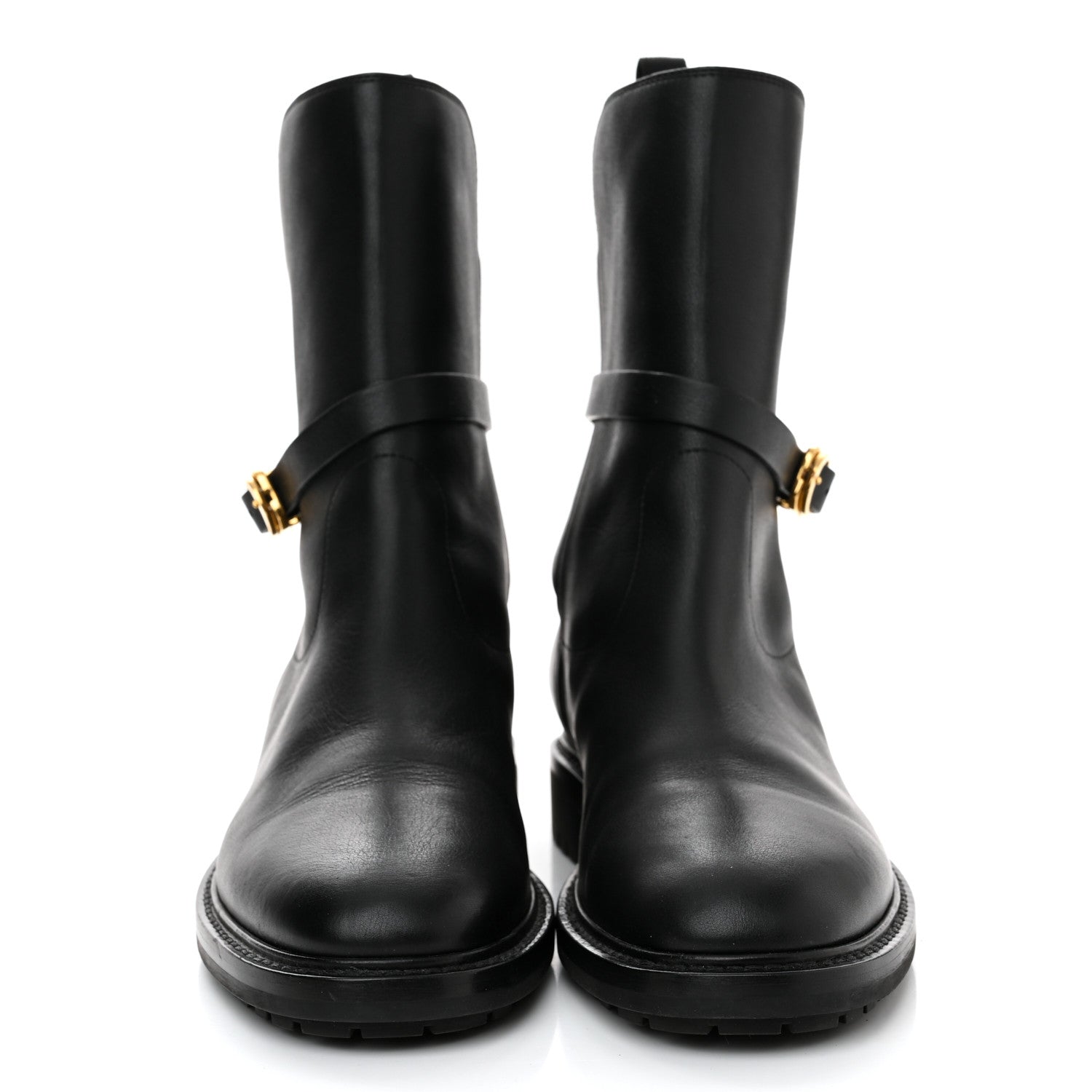 Christian Dior Calfskin Empreinte Ankle Boot 39.5 Black 2 of 12