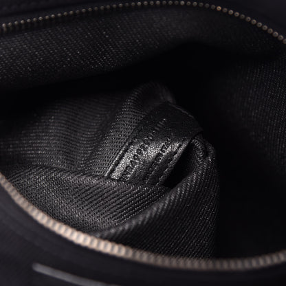 Saint Laurent Linen Calfskin Rive Gauche Tote Black 7 of 10