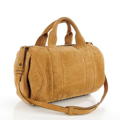 Alexander Wang Suede Rocco Mustard Matte Black Hardware 3 of 8
