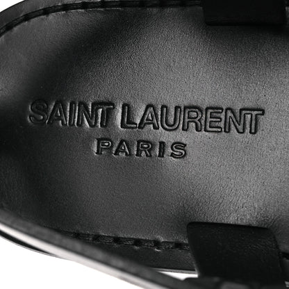Saint Laurent Calfskin Pepe 05 Sandals 37 Black 9 of 13