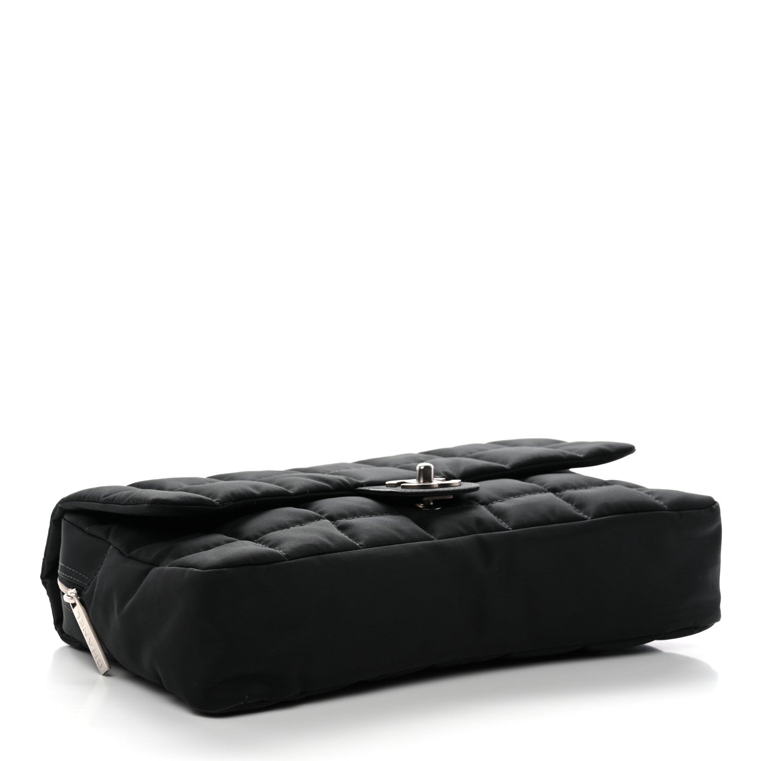 Chanel Nylon Square Quilted Flap Black 4 of 10