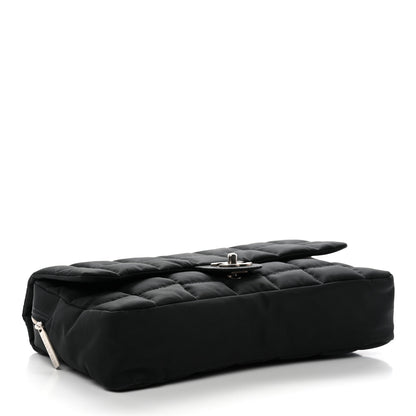 Chanel Nylon Square Quilted Flap Black 4 of 10