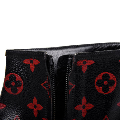 Louis Vuitton Monogram Infrarouge New Revival Boots 40 Black 10 of 13