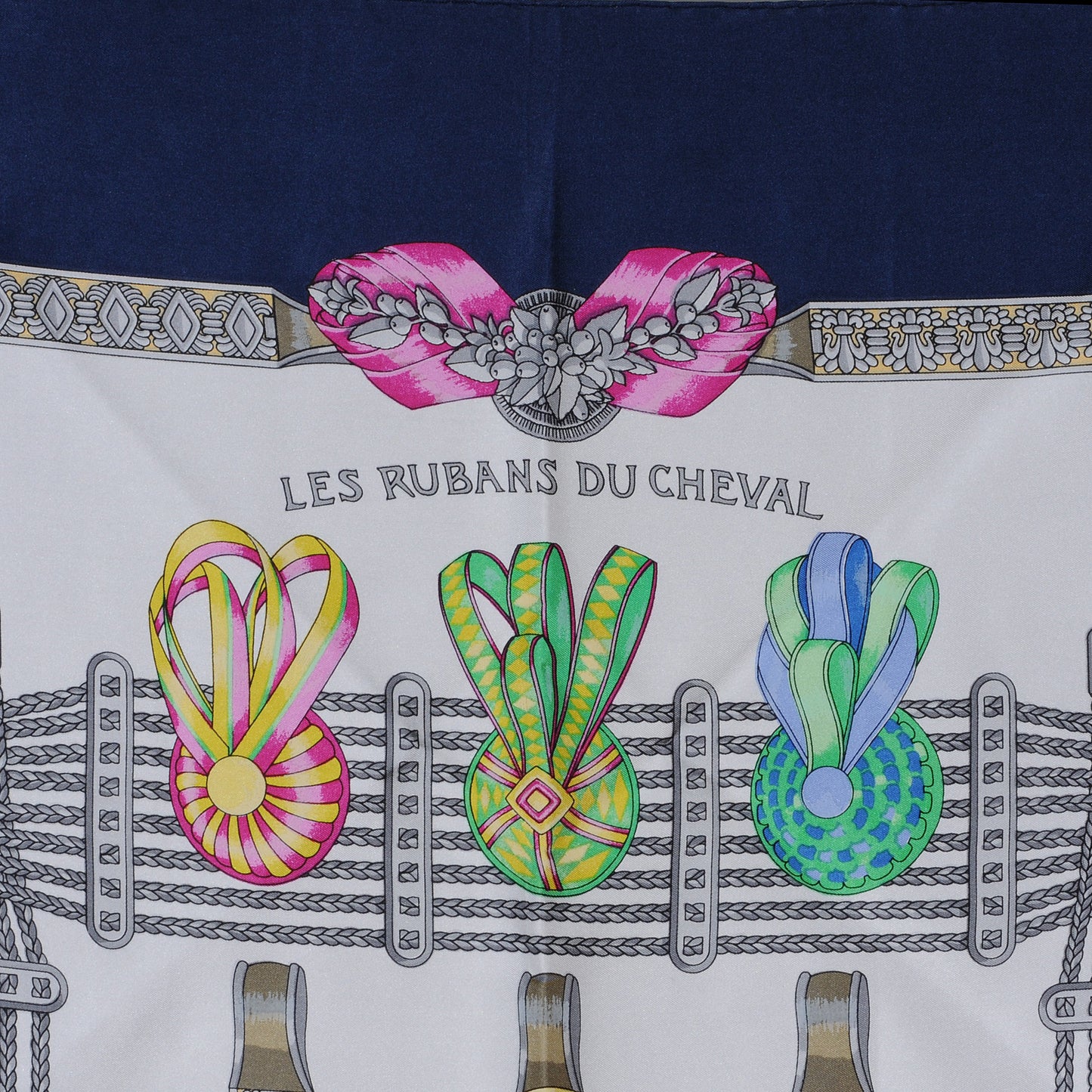 Silk Les Rubans Du Cheval Scarf 90