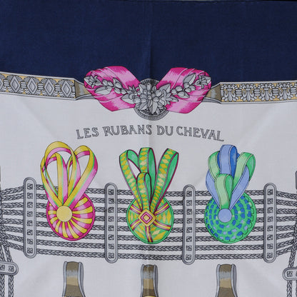 Hermes Silk Les Rubans Du Cheval Scarf 90 5 of 9