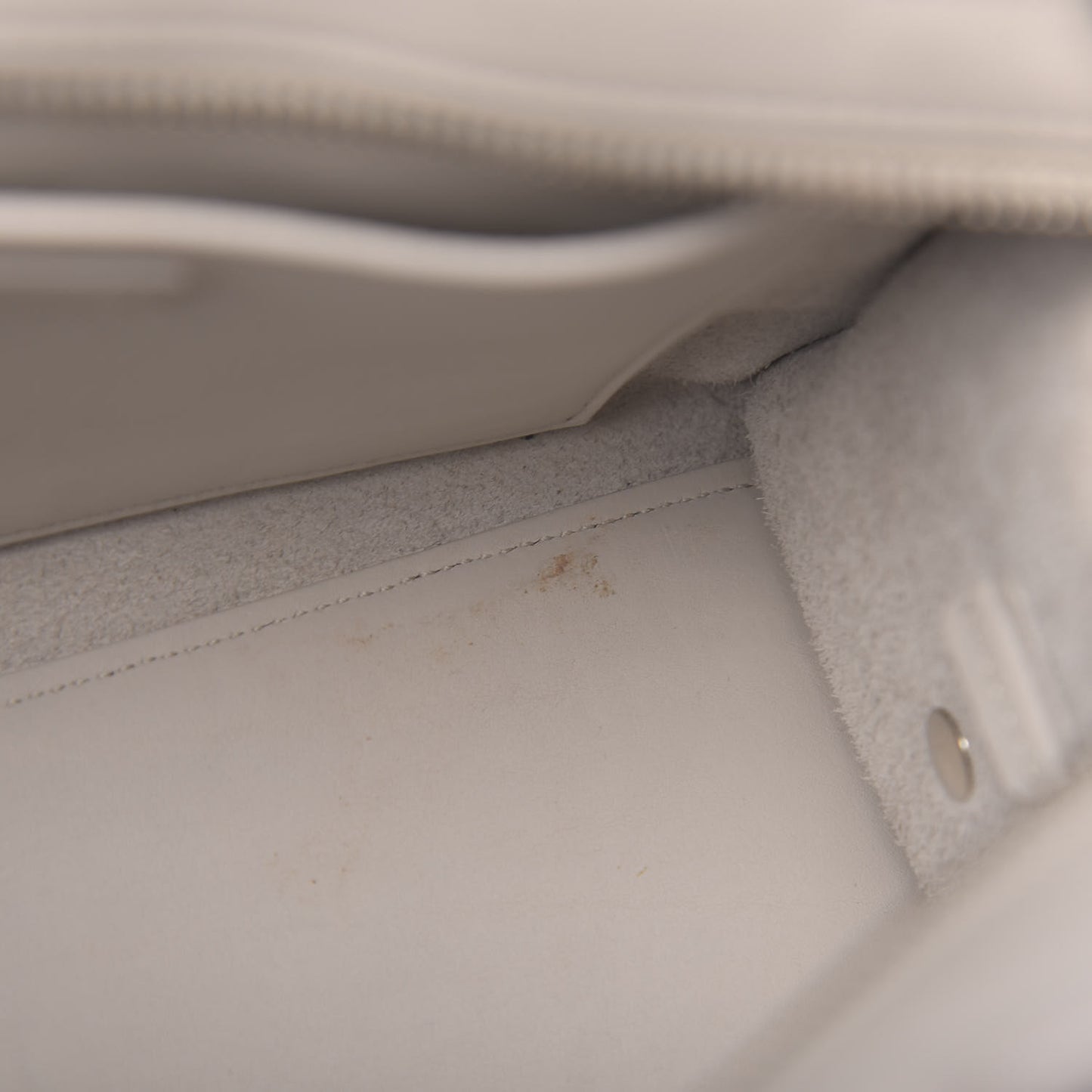 Smooth Calfskin Baby Monogram Cabas Gris Perle