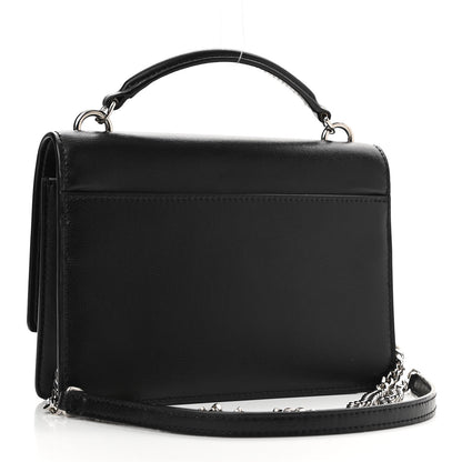 Saint Laurent Calfskin Monogram Sunset Chain Wallet Black 3 of 17