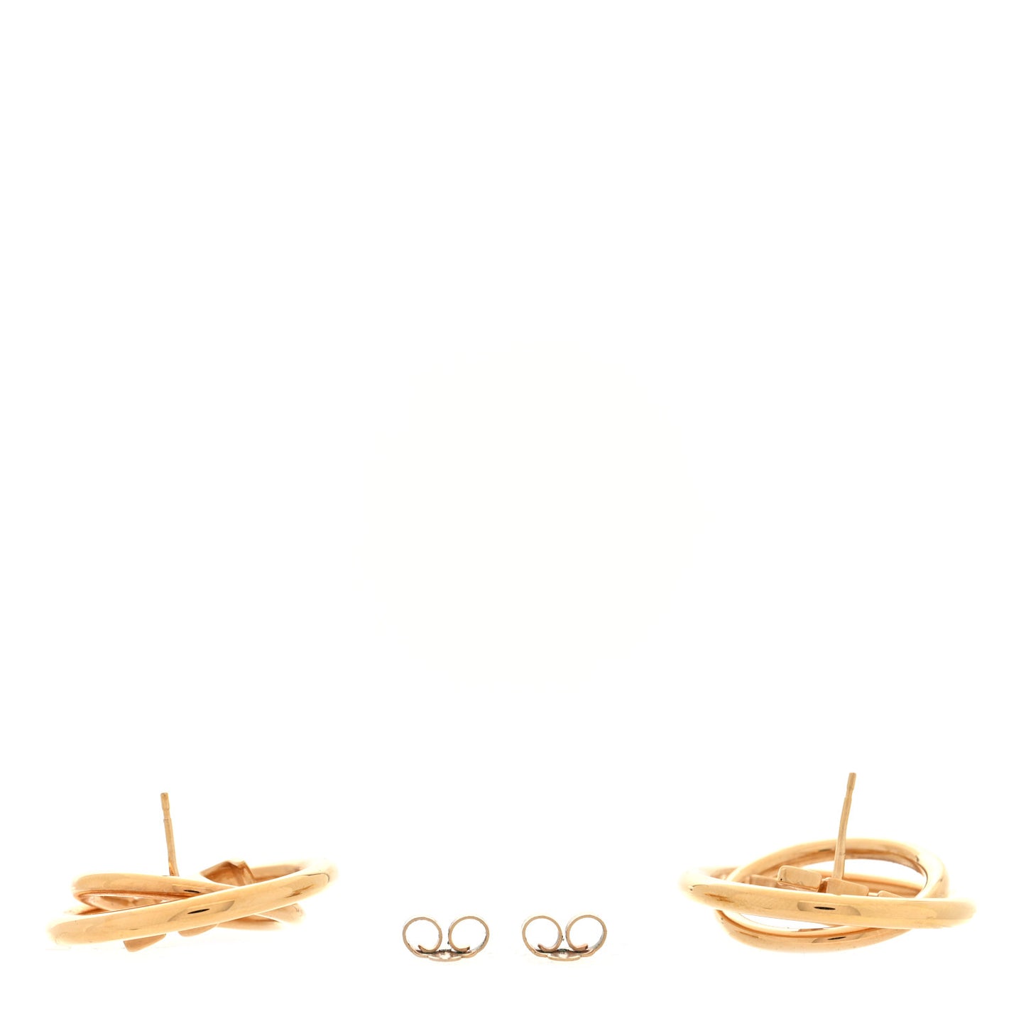 Stellar LV Hoop Cuff Earrings Gold