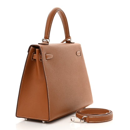 Hermes Epsom Kelly Sellier 25 Gold 3 of 12