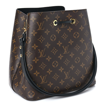Louis Vuitton Monogram Neonoe MM Black 3 of 8