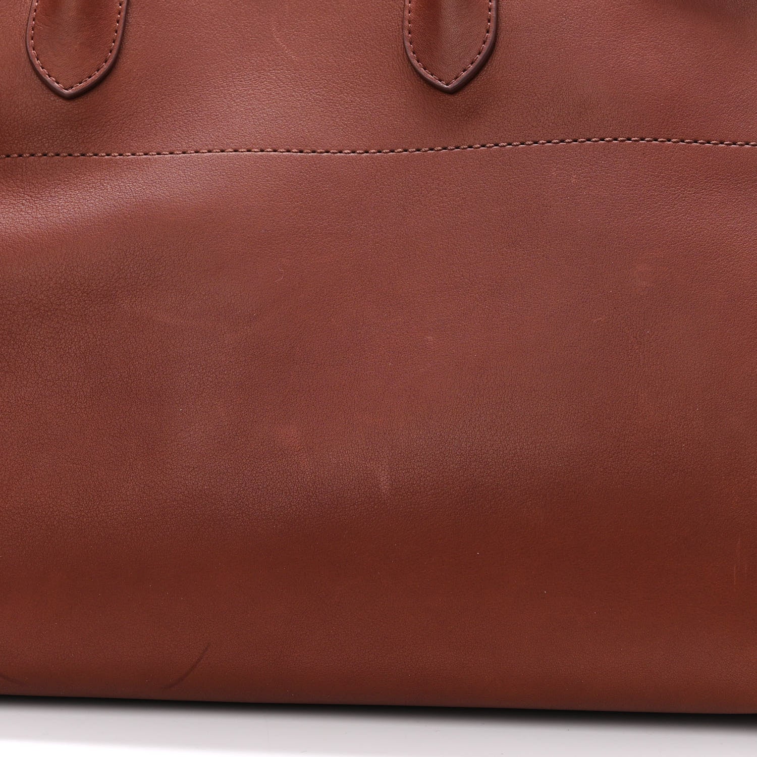 The Row Polished Saddle Calfskin Soft Margaux 15 New Burgundy 12 of 12