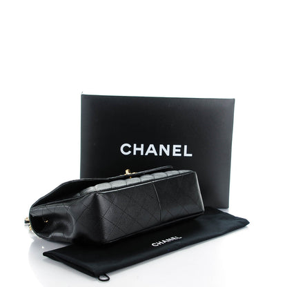 Chanel Caviar Quilted Jumbo Single Flap Black 4 of 8