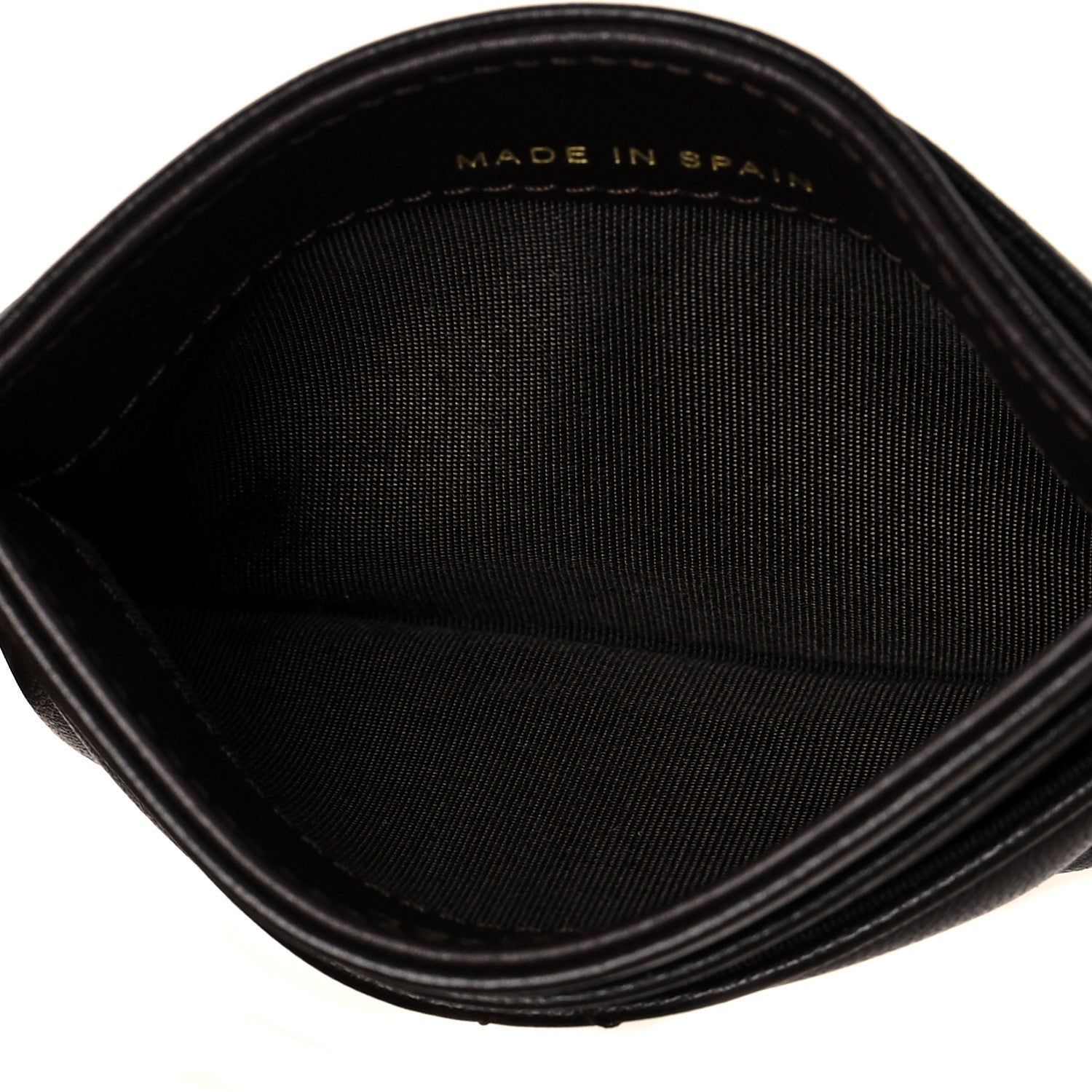 Chanel Lambskin Quilted Chanel 19 Card Holder Dark Brown 5 of 11