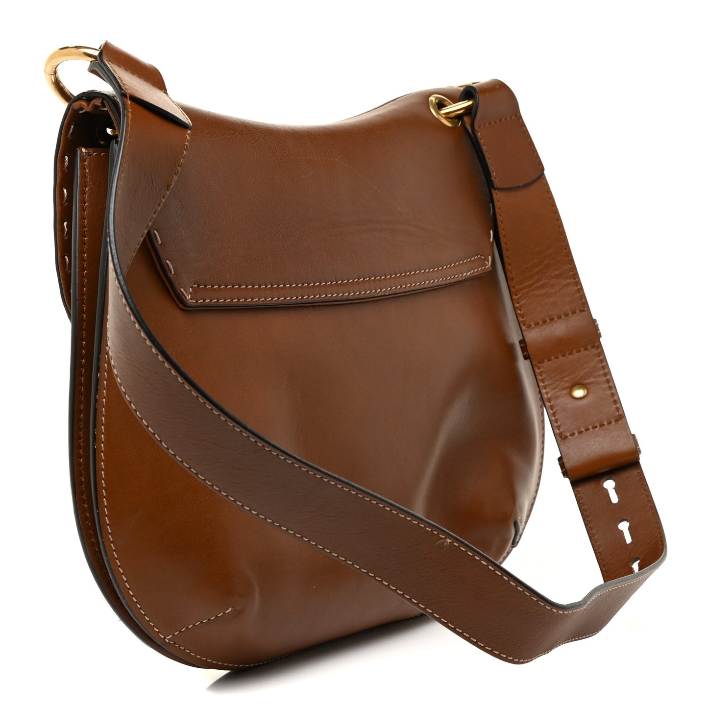 Calfskin Feline GG Marmont Flap Shoulder Bag Cuir