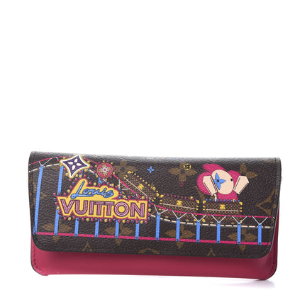 Louis Vuitton Monogram 2020 Christmas Animation Roller Coaster Woody Glasses Case Pivoine 1 of 6