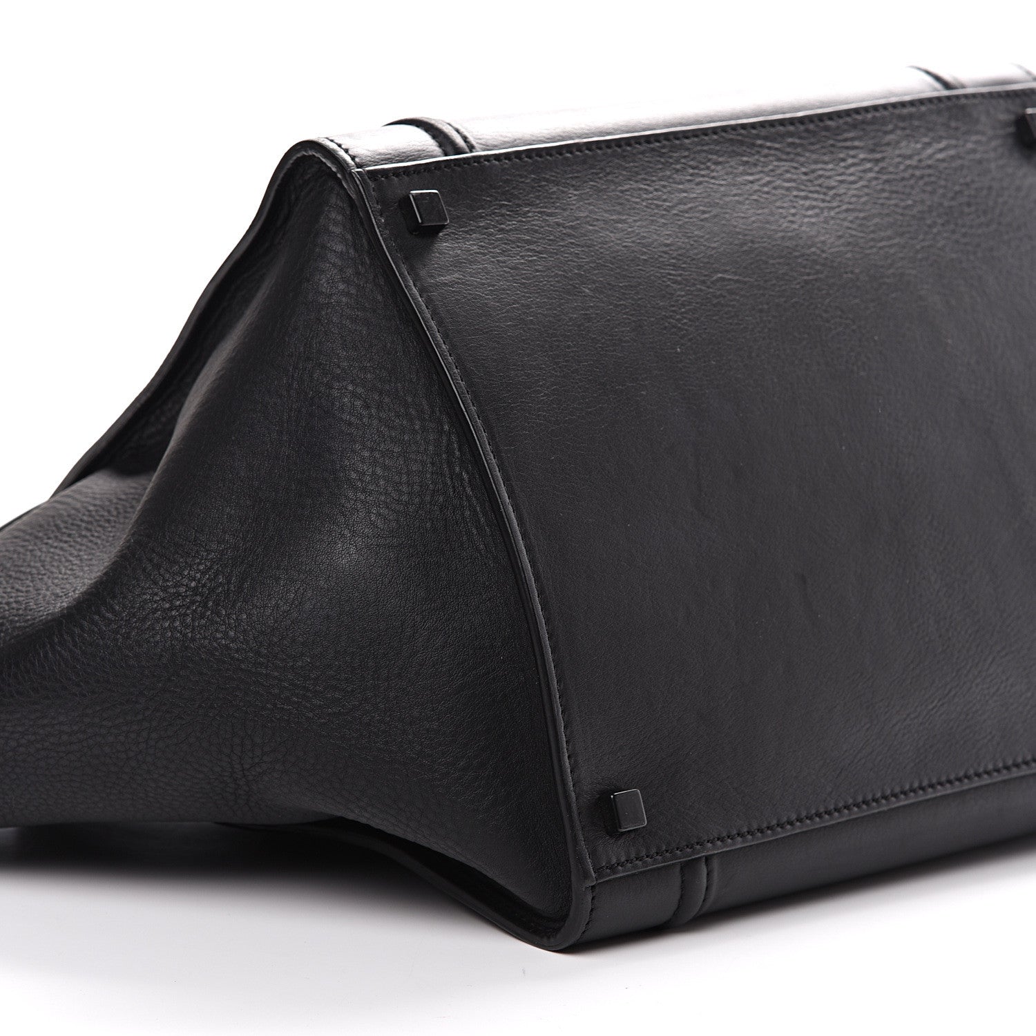 Celine Supple Calfskin Medium Phantom Luggage Black 7 of 9