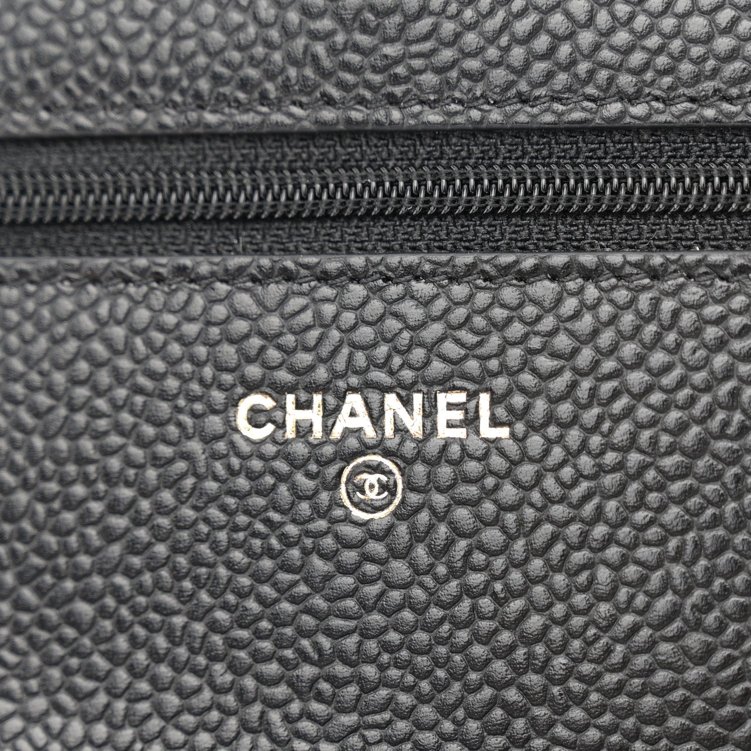 Chanel Caviar Quilted Wallet on Chain WOC Black 6 of 12