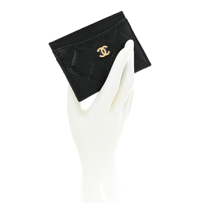 Chanel Caviar Quilted Card Holder Black 2 of 9
