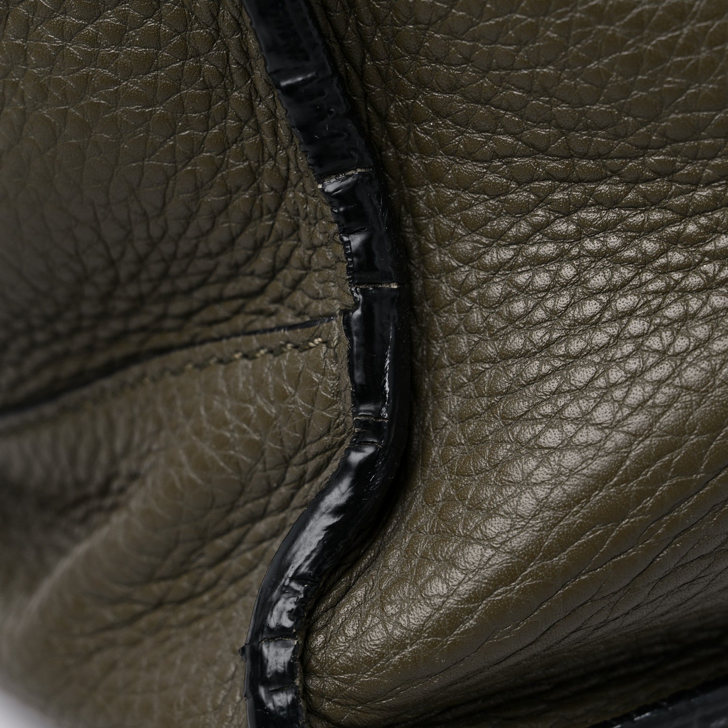 Valentino Garavani Grained Calfskin To Be Cool Tote Khaki 14 of 17