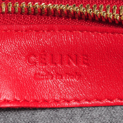 Celine Lambskin Small Trio Crossbody Bag Vermillion 6 of 8