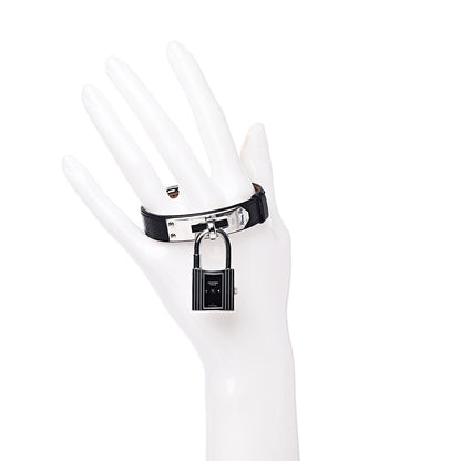 Hermes Stainless Steel Epsom 20mm Kelly Cadena Quartz Watch Noir 2 of 5