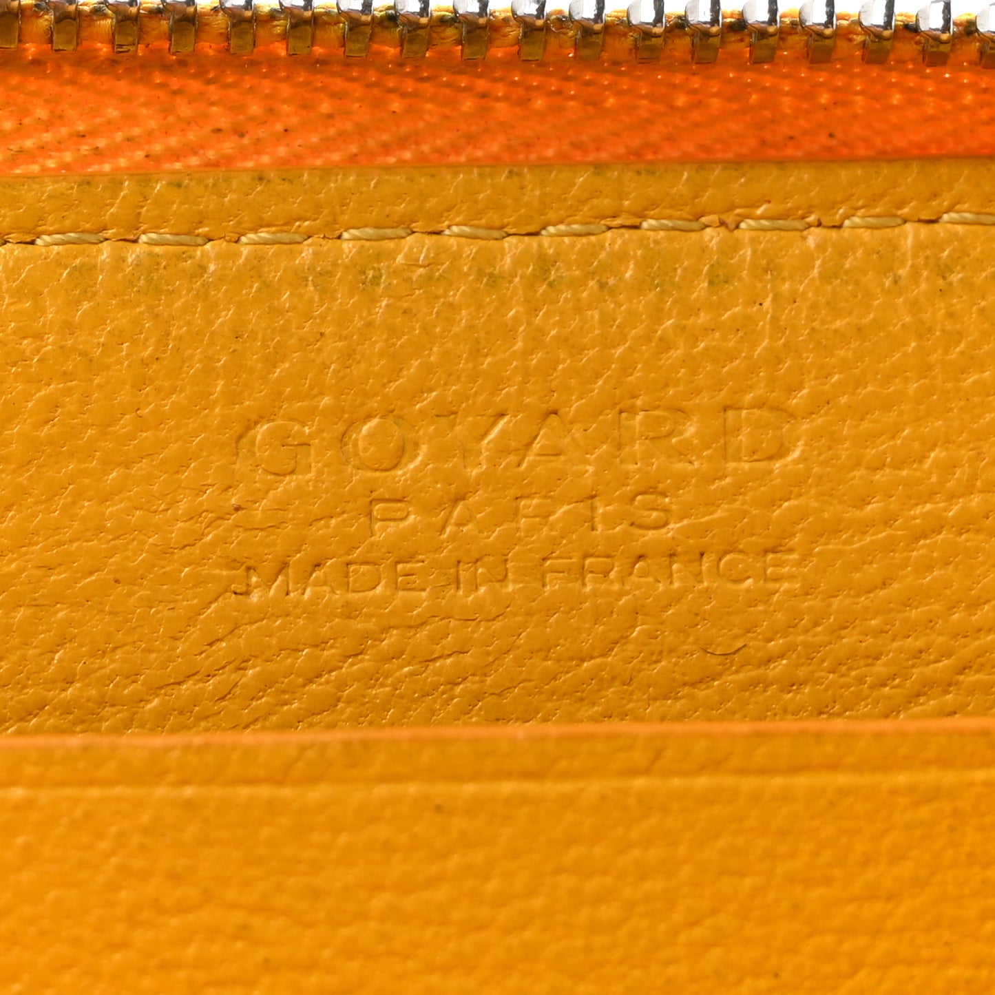 Goyardine Matignon PM Wallet Yellow
