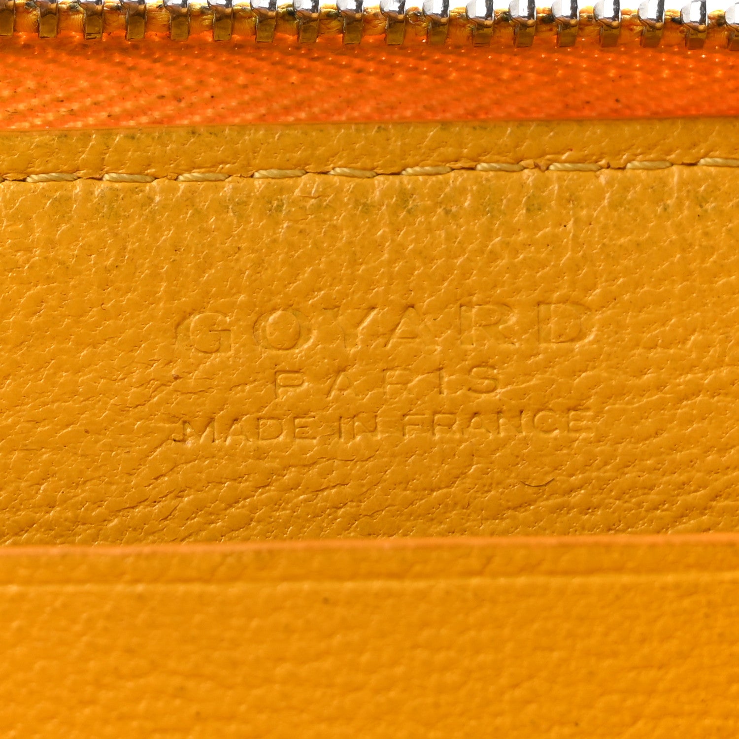 Goyard Goyardine Matignon PM Wallet Yellow 6 of 12