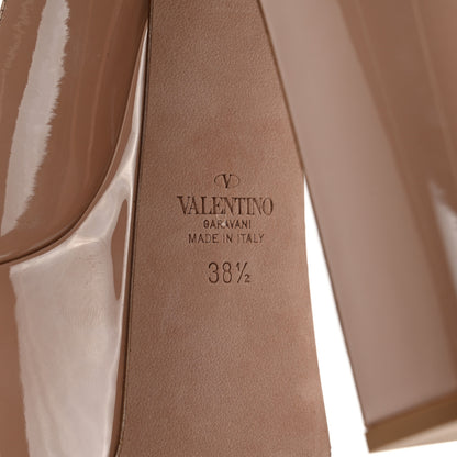 Valentino Garavani Patent Tan-Go 55/155mm Platform Pumps 38.5 Rose Cannelle 6 of 14