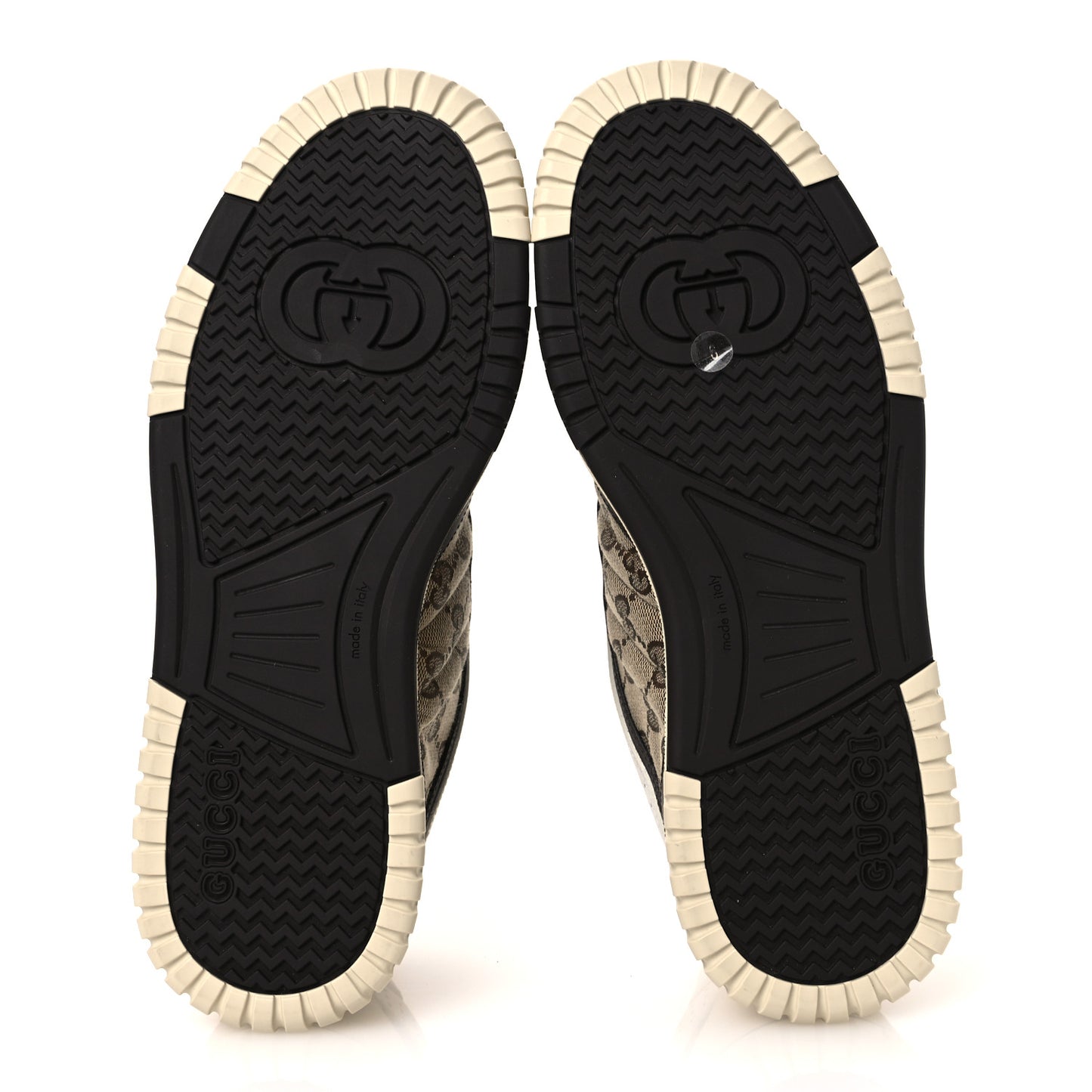 Monogram Suede Re-Web Sneakers 6 Ivory Beige Ebony