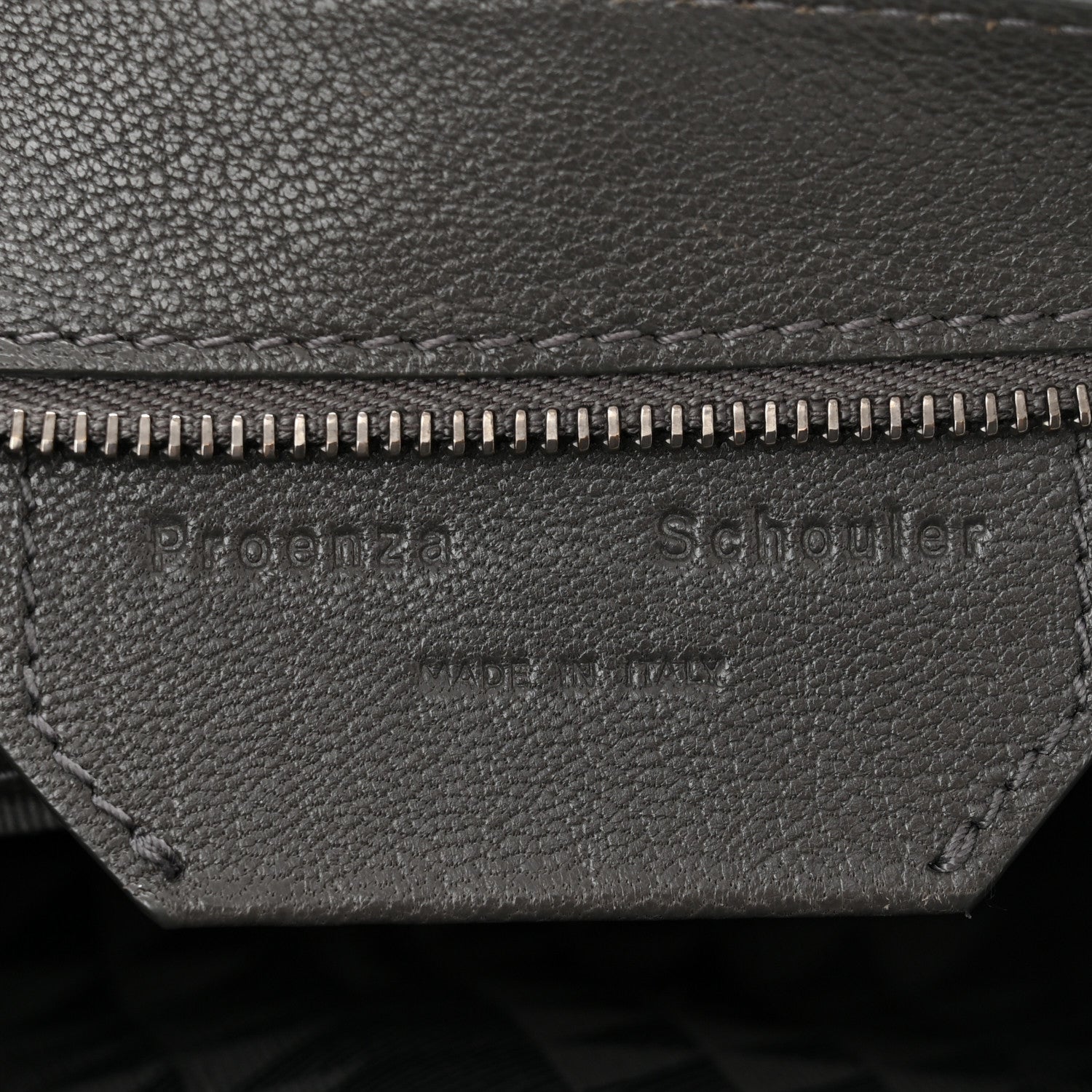 Proenza Schouler Lambskin PS1 Mini Pouch Messenger Smoke 6 of 13