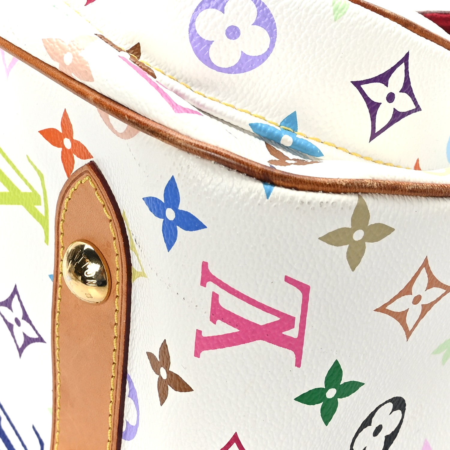 Louis Vuitton Monogram Multicolor Rita White 8 of 10