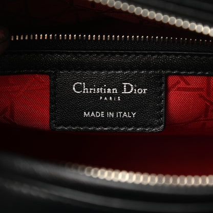 Christian Dior Lambskin Cannage Large Lady Dior Black 6 of 11