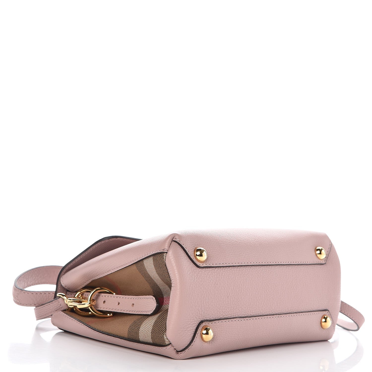 Burberry Derby Calfskin House Check Small Camberley Pale Orchid 5 of 9