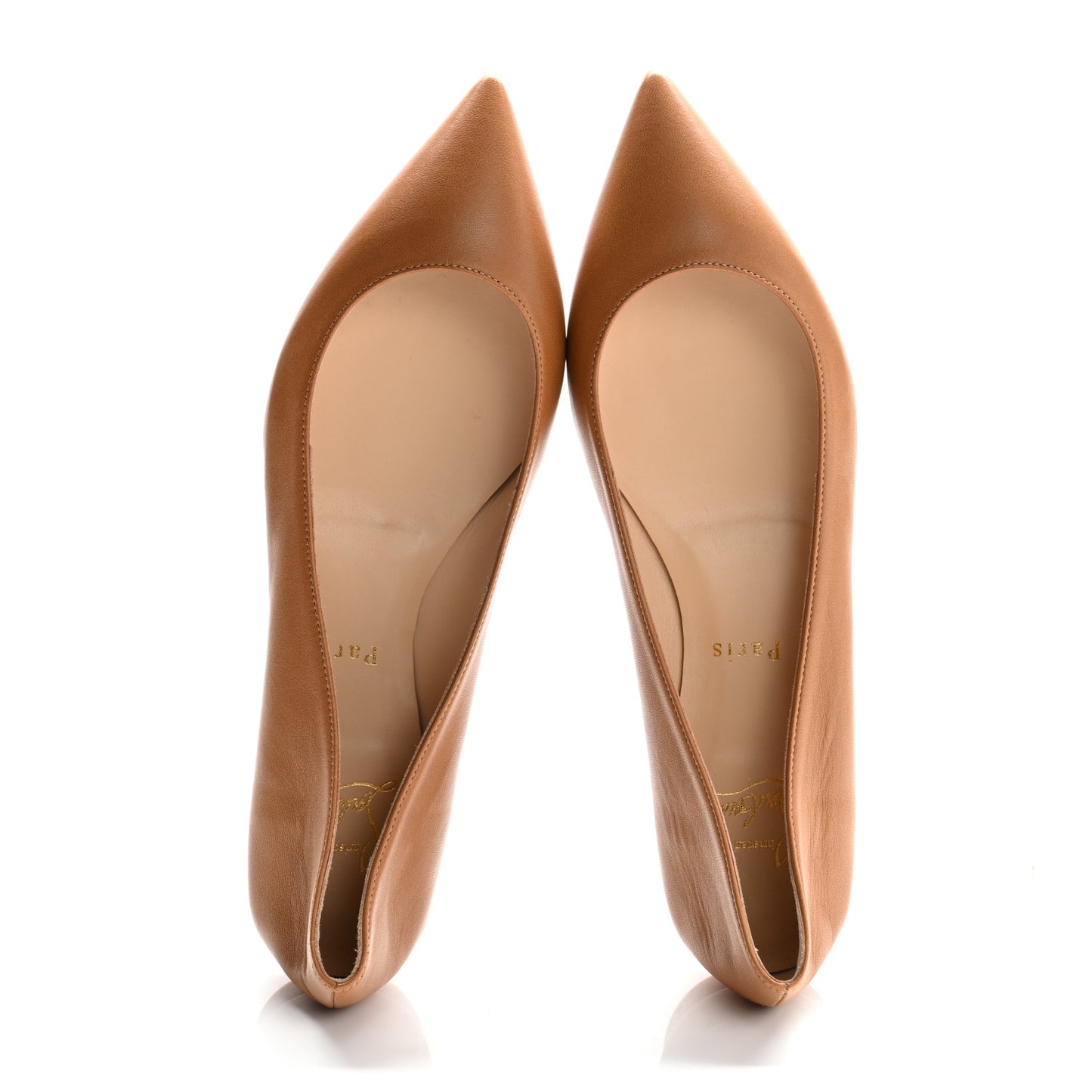 Shiny Nappa Ballalla Flats 38 Cafe Creme