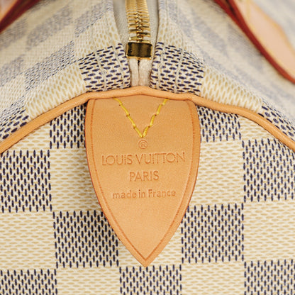 Louis Vuitton Damier Azur Speedy 30 5 of 8